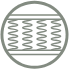 Ícone da categoria Resorte, Soporte 150kg