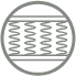 Ícone da categoria Resorte, Soporte 150kg